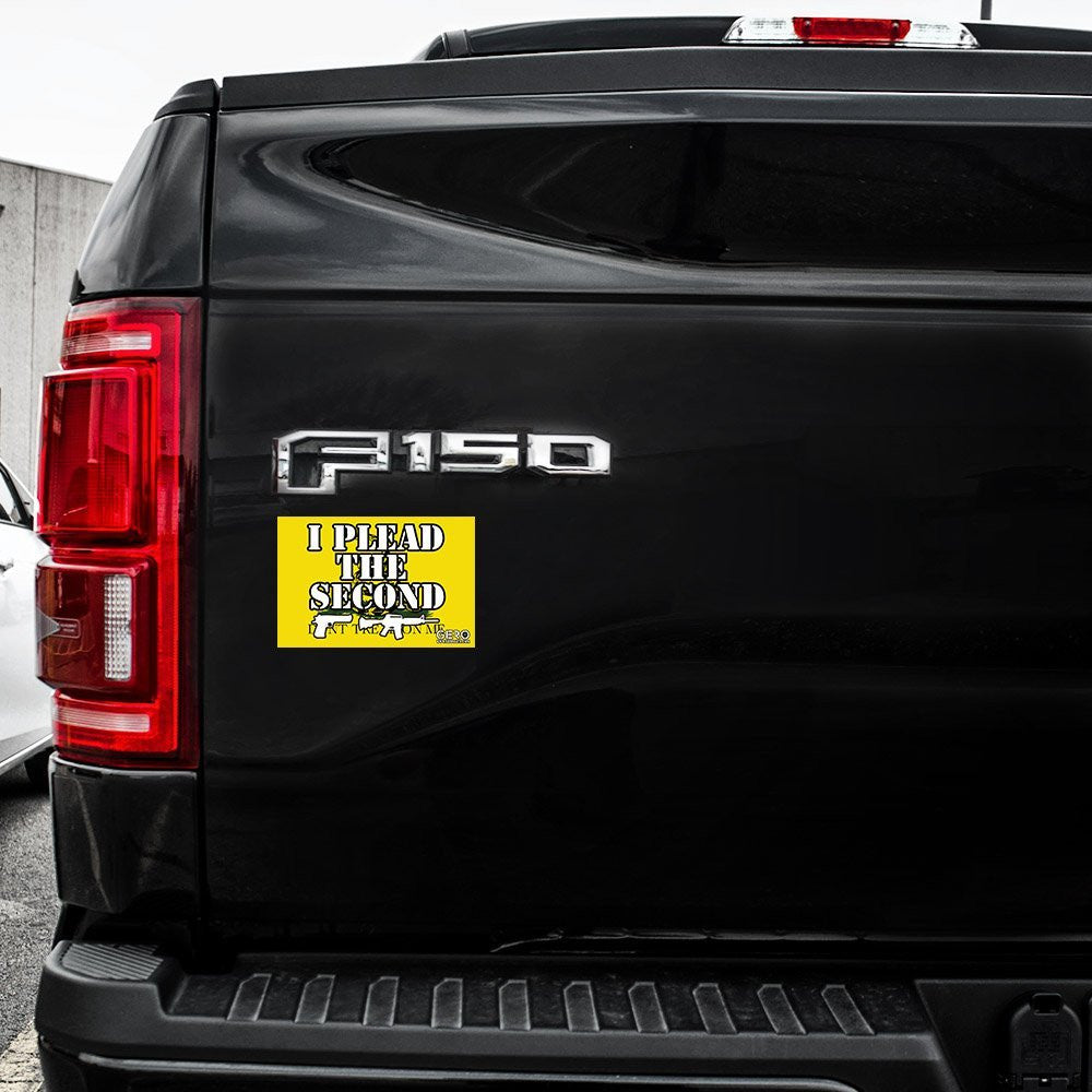 "I Plead the Second" 2nd Amendment Decal - Gadsden