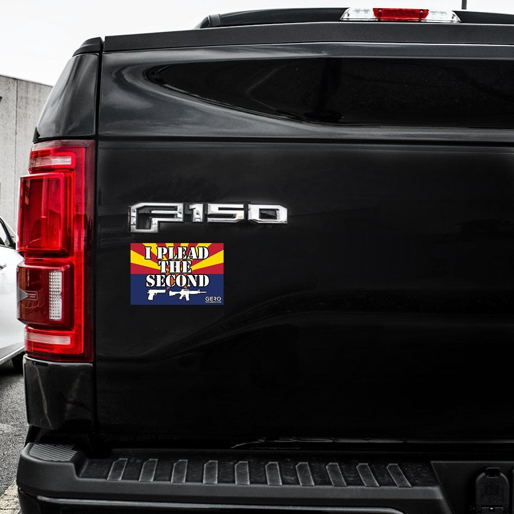 "I Plead the Second" 2nd Amendment Decal - Arizona