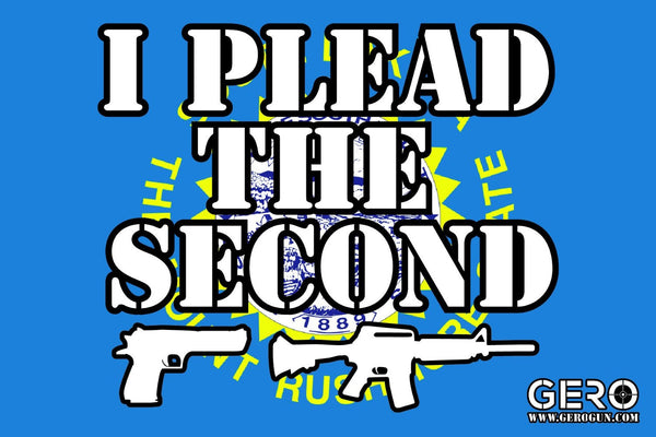 "I Plead the Second" 2nd Amendment Decal - South Dakota