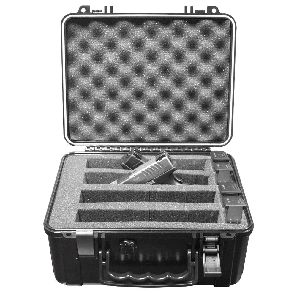 GERO Watertight Pistol Gun Case - 4 Gun